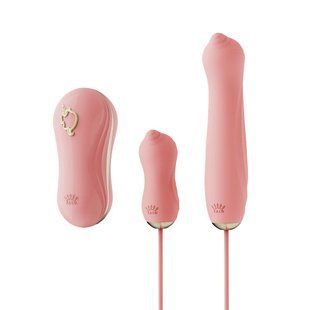 Набор 3в1 Zalo Unicorn Set Pink &ndash; виброяйцо, пульсатор и вакуумный стимулятор SO6687 фото