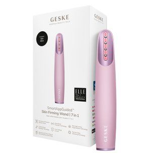 Прибор для укрепления кожи GESKE Skin Firming Wand 7в1 pink, тонизация лица HB0432 фото