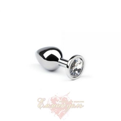 Butt plug weighted - Silver Diamond, S