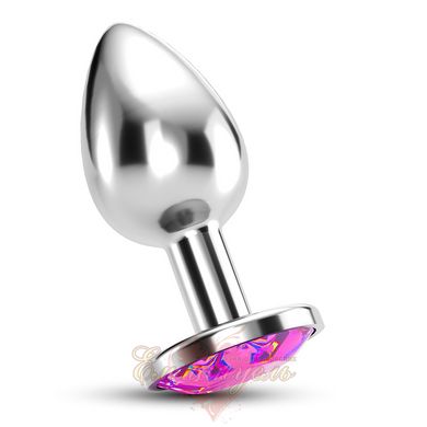 Anal Plug - Crushious Bijou Anal Jewel Plug Pink Small With Free Velvety Bag