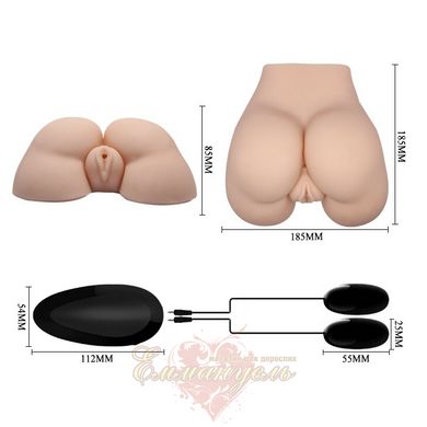 Мастурбатор вагина и анус - Crazy Bull Masturbator Pussy & Anal vibrating eggs