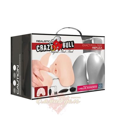 Мастурбатор вагина и анус - Crazy Bull Masturbator Pussy & Anal vibrating eggs