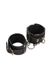 Leather Dominant Hand Cuffs, black