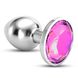 Anal Plug - Crushious Bijou Anal Jewel Plug Pink Small With Free Velvety Bag