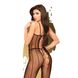 Bodystocking with lacing and vertical seams - Penthouse - Drop-dead Tasty Black XL