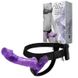 Страпон - Ultra Passionate Harness Dual Vibration Purple