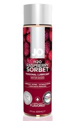 Lubricant - System JO H2O - Raspberry Sorbet (120 ml) without sugar, vegetable glycerin