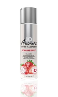 Натуральное массажное масло - System JO Aromatix Massage Oil — Strawberry 120 мл