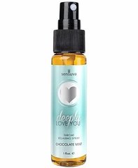 Sensuva Blowjob Spray - Deeply Love You Chocolate Mint (29 ml) for deep blowjob