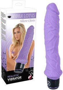 Реалистичный вибратор - Vibra Lotus Lila Vibrator