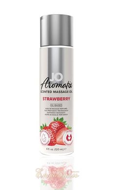 Natural massage oil - System JO Aromatix Massage Oil – Strawberry 120 ml