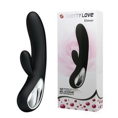 Hi-tech vibrator - Pretty Love Elmer Vibrator Black