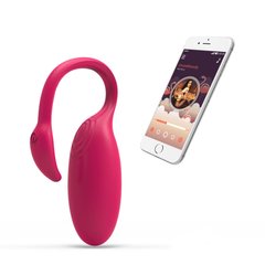 Smart vibro egg - Magic Motion Flamingo with clitoris stimulator, 3 types of Kegel exercises