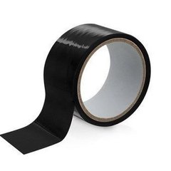 Bondage tape - Fetish Tentation Black (15m), does not stick to skin and hairs, only to itself