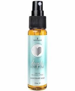 Спрей для мінету Sensuva - Deeply Love You Chocolate Mint (29 мл) для глибокого мінета SO3193 фото