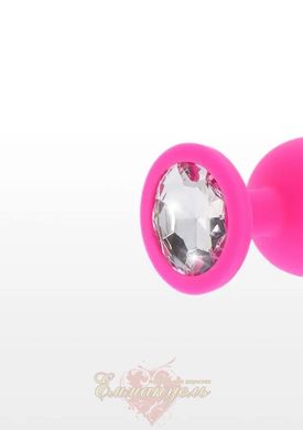 Butt plug - Toy Joy Diamond Booty Jewel pink, Large