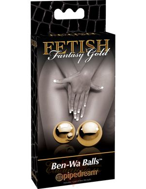 Vaginal balls - Fetish Fantasy Gold Ben-Wa Balls - Gold