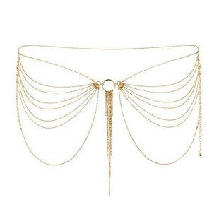 Цепочка трусики или лиф - Bijoux Indiscrets MAGNIFIQUE Waist Chain - Gold, украшение на тело