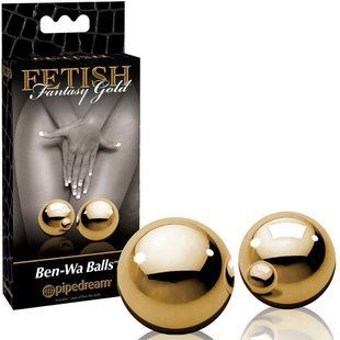 Вагінальні кульки - Fetish Fantasy Gold Ben-Wa Balls - Gold DT44504 фото