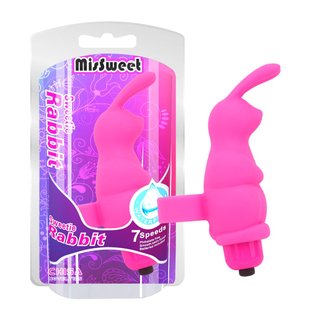 Клиторный стимулятор - Sweetie Rabbit finger vibrator pink