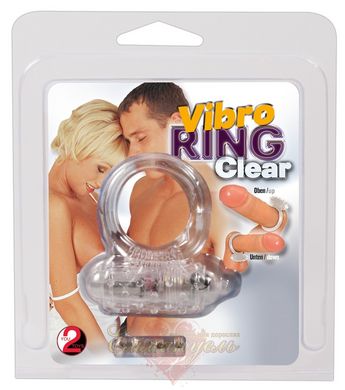 Эрекционное кольцо - Vibroring Clear Silikon