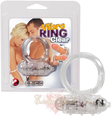 Эрекционное кольцо - Vibroring Clear Silikon