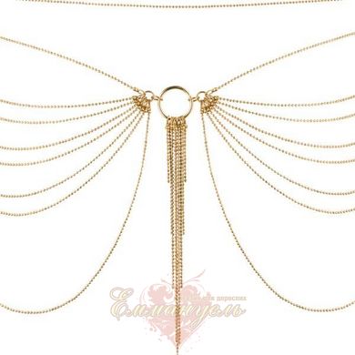 Ланцюжок трусики або ліф - Bijoux Indiscrets MAGNIFIQUE Waist Chain - Gold, Прикраса на тіло