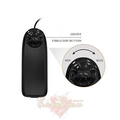 Вибратор на присоске - Beautiful Encounter Bergrisi Vibrator Flesh, 26 см 6603BW0774 фото