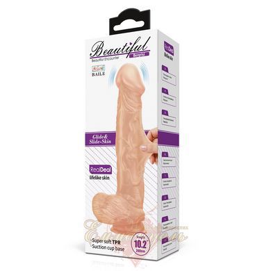 Вибратор на присоске - Beautiful Encounter Bergrisi Vibrator Flesh, 26 см 6603BW0774 фото