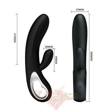 Hi-tech вибратор - Pretty Love Elmer Vibrator Black 6603BI-014413-1 фото