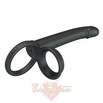 Double penetration sleeve &ndash; PRETTY LOVE Moses, silicone BI-210332 &mdash; photos
