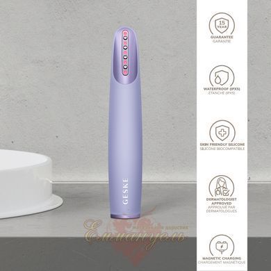 Прибор для укрепления кожи GESKE Skin Firming Wand 7в1 purple, тонизация лица HB0433 фото