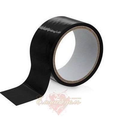 Bondage tape - Fetish Tentation Black (15m), does not stick to skin and hairs, only to itself