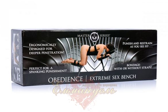 Скамья для экстремального секса с фиксаторами - Extreme Sex Bench