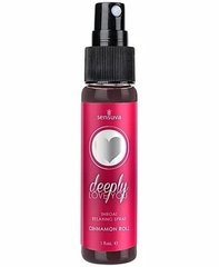 Sensuva Blowjob Spray - Deeply Love You Cinnamon (29 ml) for deep blowjob
