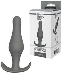 Анальний плаг - Cheeky Love Grey Plug With T-handle