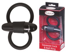 MALESATION Squeeze Cock & Ball Ring (mit Vibration)