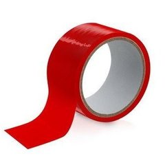 Bondage tape - Fetish Tentation Red (15m), does not stick to skin and hairs, only to itself