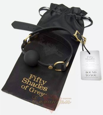 Fifty Shades of Grey Bound to You Faux Leather Ball Gag