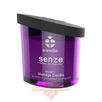 Масажна свічка Swede Senze Divinity Grapefruit Palmarosa Petitgrain 150 мл  71290407524 фото