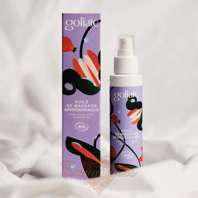 Massage oil Goliate Huile de massage aphrodisiaque 100 ml organic warming SX3016 &mdash; photos