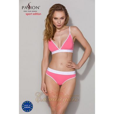 Спортивный топ с двойными бретелями - Passion PS007 TOP S, pink SO4273 фото