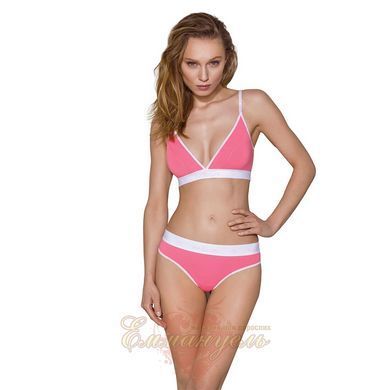 Спортивный топ с двойными бретелями - Passion PS007 TOP S, pink SO4273 фото