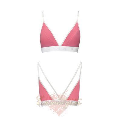 Спортивный топ с двойными бретелями - Passion PS007 TOP S, pink SO4273 фото