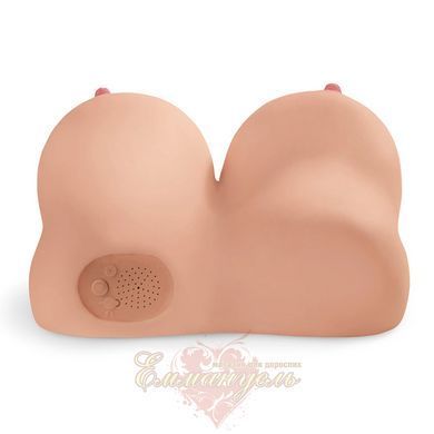 Мастурбатор у формі грудей - PDX Extreme - Dirty Talk Interactive Titty Fuck-Her P22353 фото