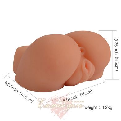 Masturbator one-torso vagina and anus - Emily Small Ass size S