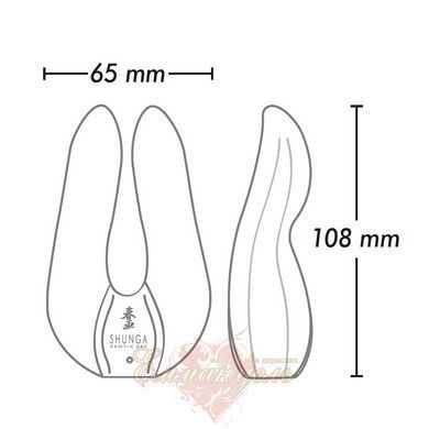 Вибратор для клитора Shunga Aiko Raspberry &mdash; двойная стимуляция, гибкие кончики, 10 режимов SO6900 фото