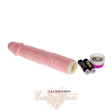 vibrator - Jelly Vibe, Rotation, Flesh, 21,5 x 3,8