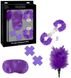 BDSM Set - Fetish Fantasy Limited Edition Purple Passion Kit, mask, handcuffs, pestis, feather