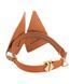 Маска на глаза Lockink Vixen Blindfold, коричневая, натуральная кожа, регулируемый объем SX0854 фото 6